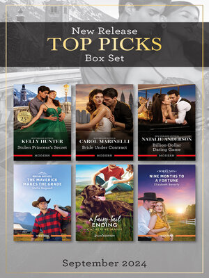 cover image of Top Picks New Release Box Set Sept 2024/Stolen Princess's Secret/Bride Under Contract/Billion-Dollar Dating Game/The Maverick Makes the Grade/